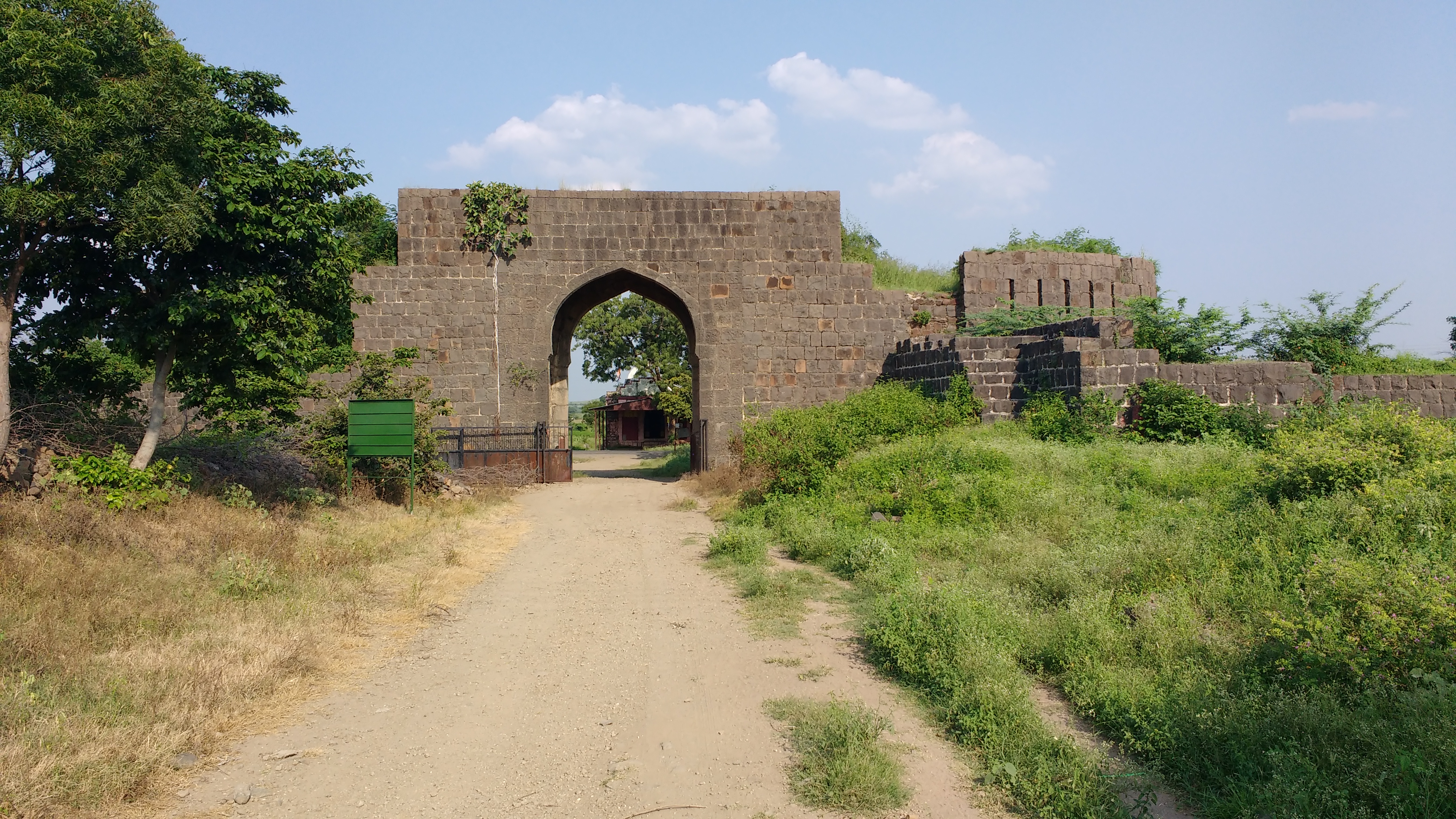 East facing Entrance gate Jamgaon Fort